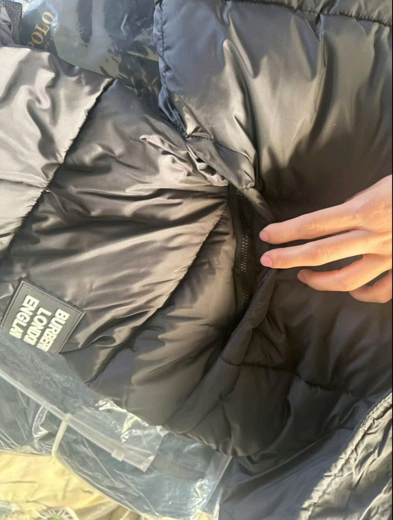 BURBERRY-jacket Cotton plain