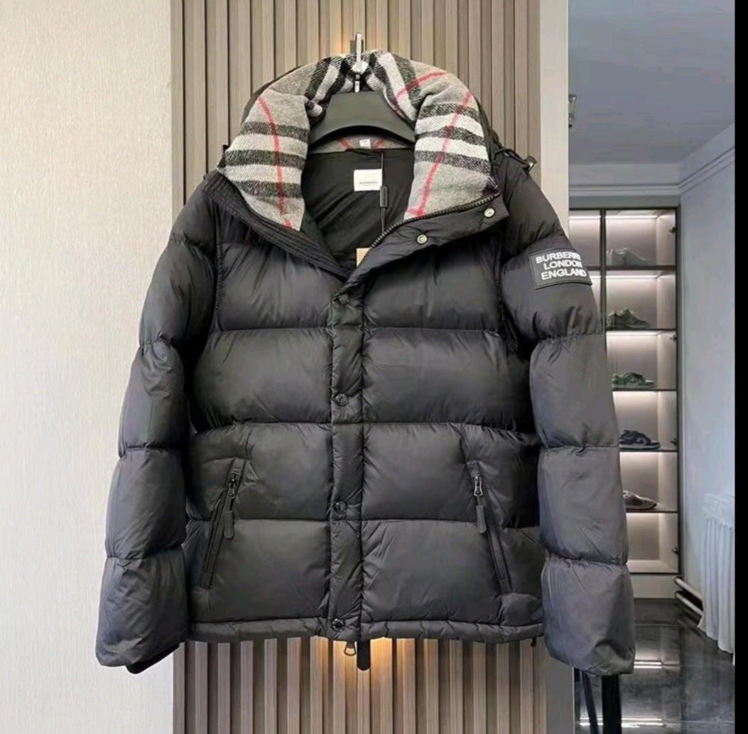 BURBERRY-jacket Cotton plain